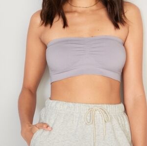 Old Navy Seamless Bandeau Bralette Top 3x Lilac